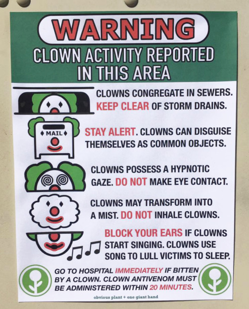 WARNING - Clown Activity Reported in this area.jpg