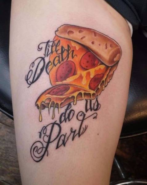 till death do us part pizza tattoo « MyConfinedSpace