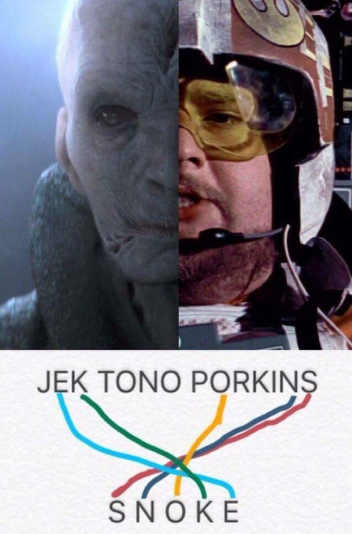 Jek Tono Porkins is Snoke