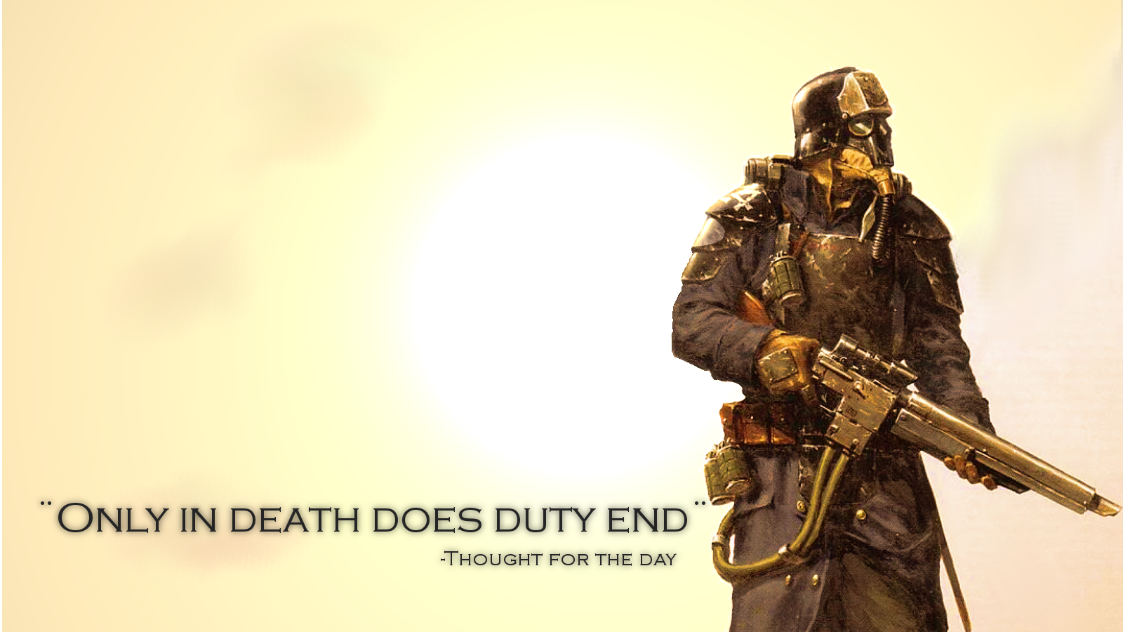 only in death does duty end MyConfinedSpace