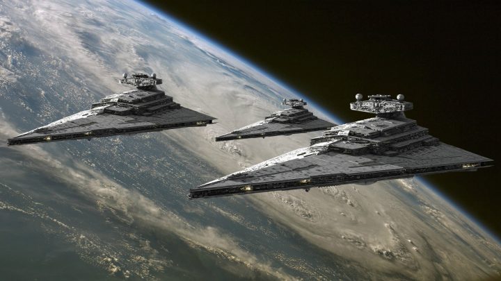three star destroyers checking out