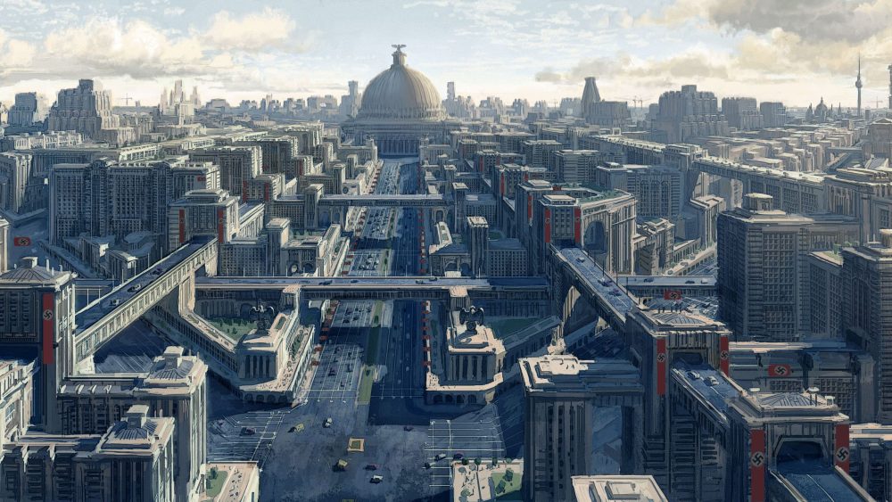 Berlin Concept Art by Axel Torvenius from the game Wolfenstein The New
