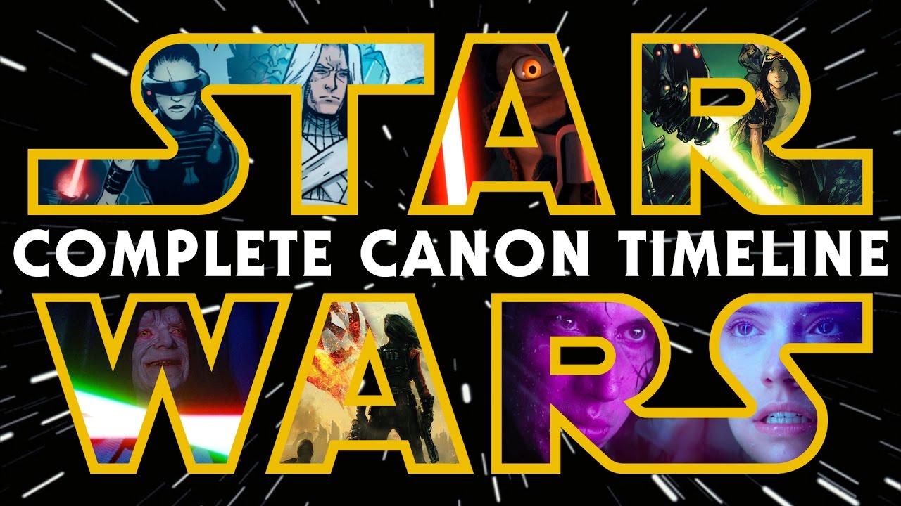 Star Wars The Complete Canon Timeline Myconfinedspace Myconfinedspace