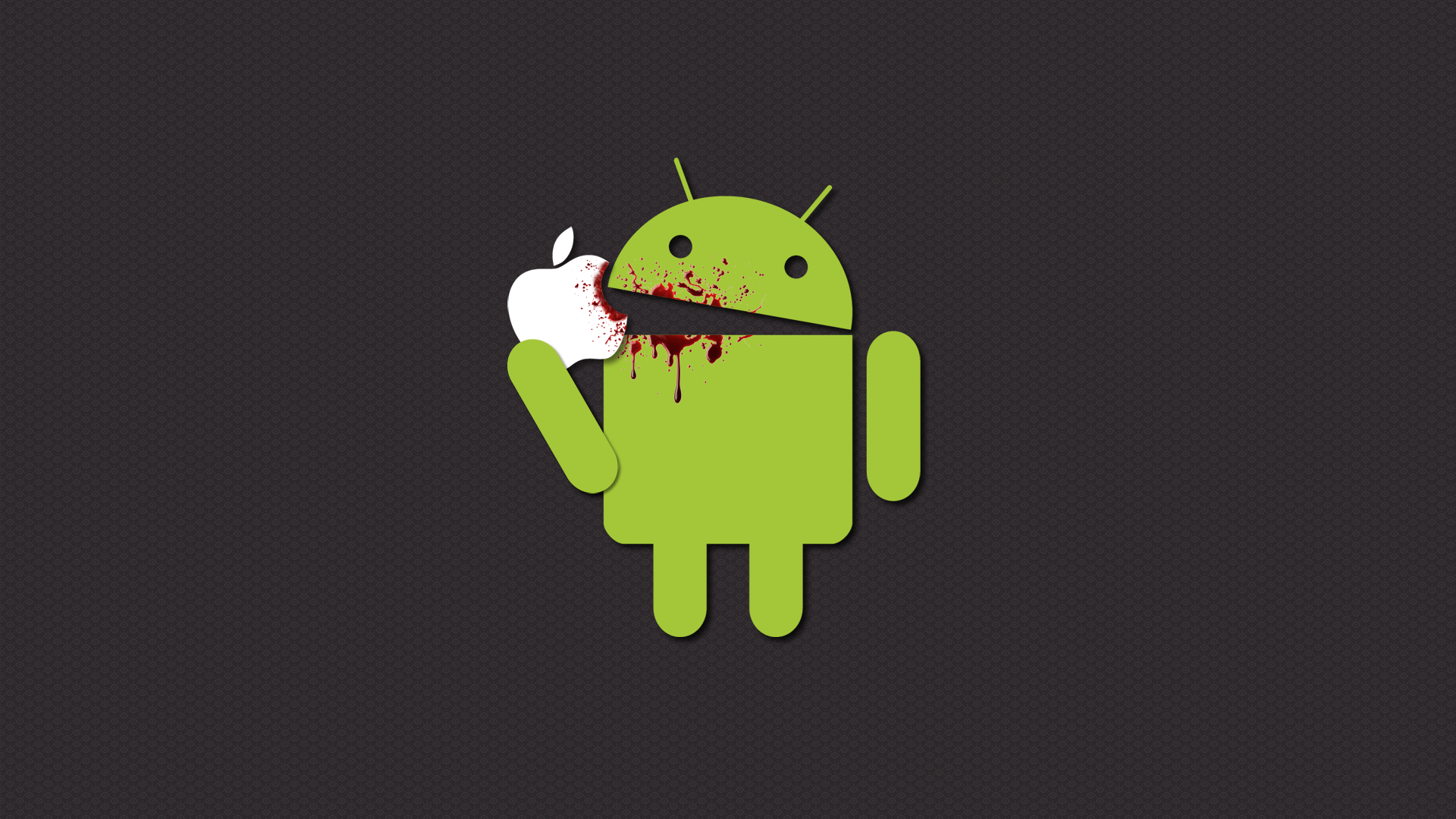 Android eating a pear - MyConfinedSpace