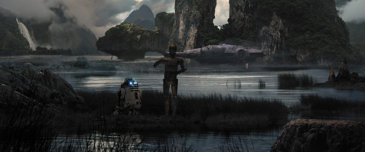 Star Wars in a swamp