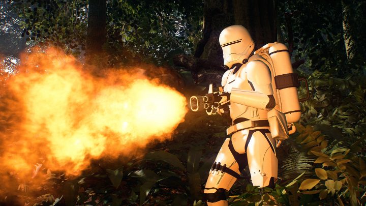 Battlefield II flame trooper