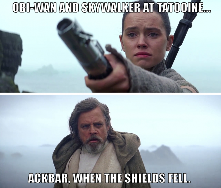 ObiWan and Skywalker at Tatooine