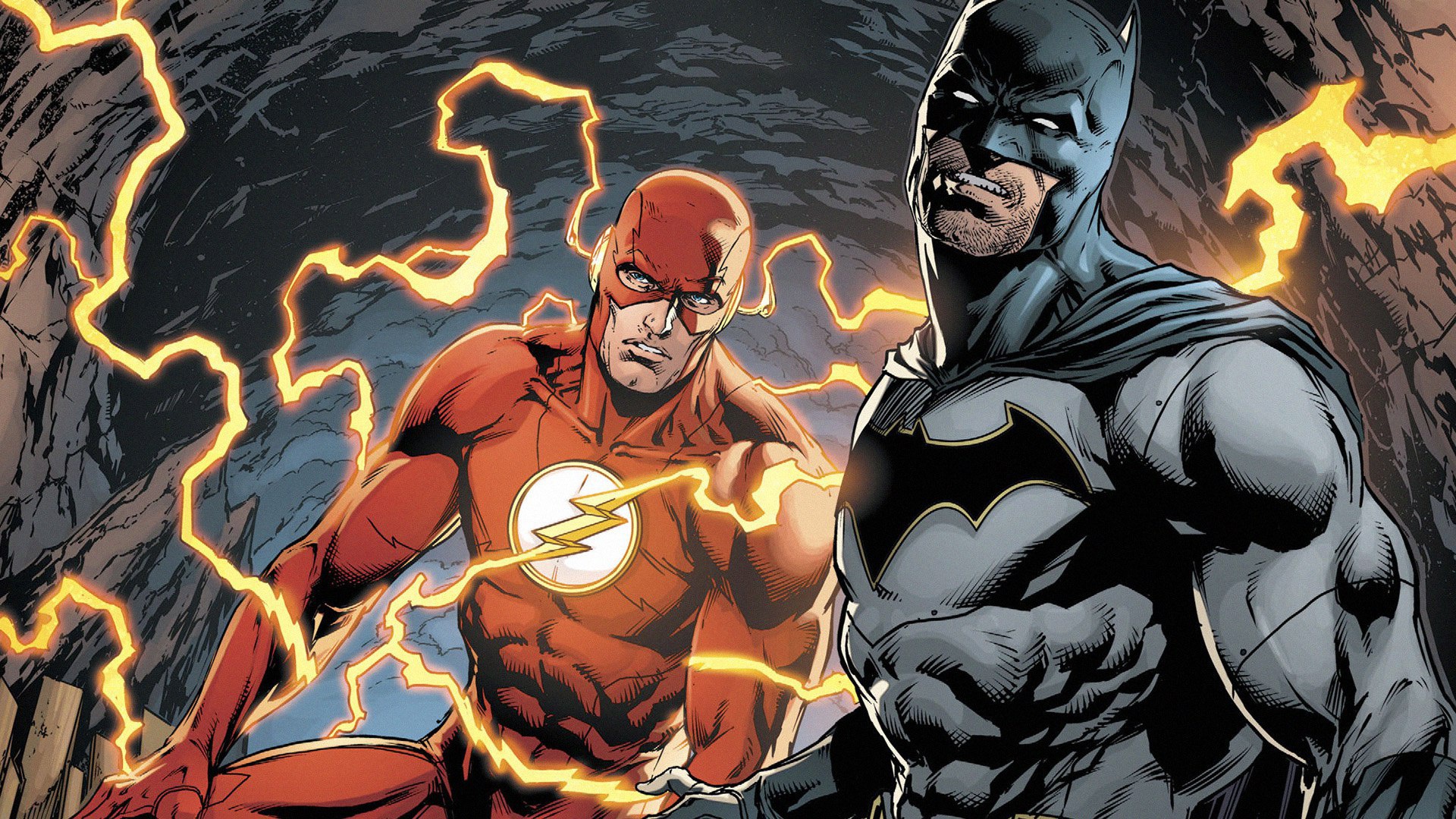 batman zapped by the flash - MyConfinedSpace