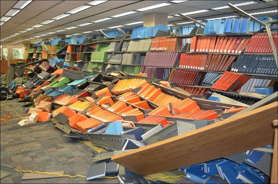 Destroyed Library MyConfinedSpace