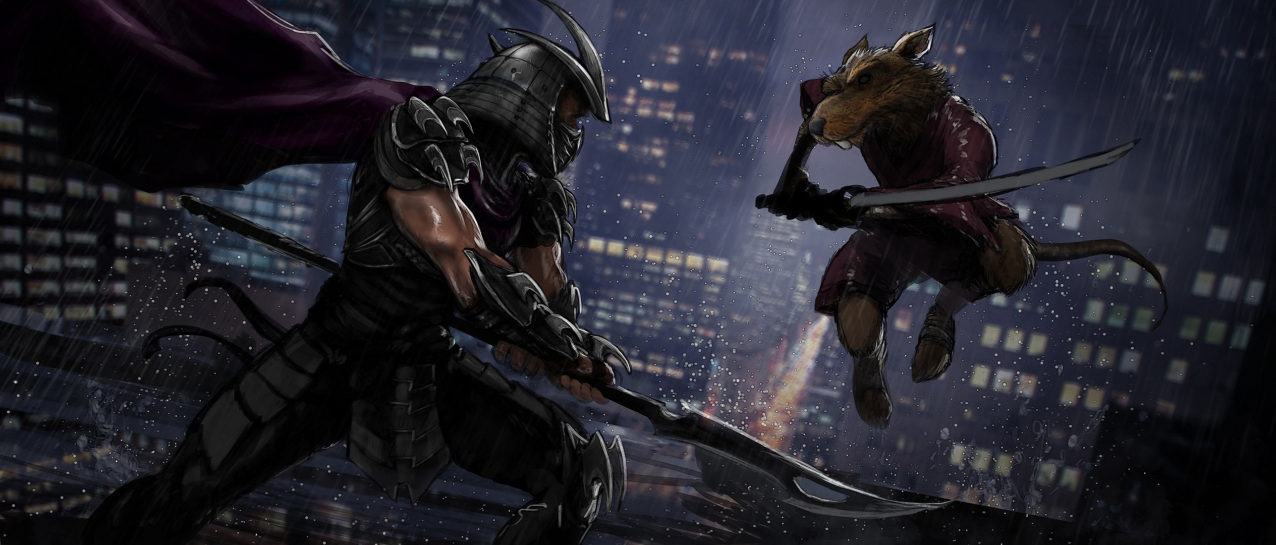 Shredder vs Splinter « MyConfinedSpace