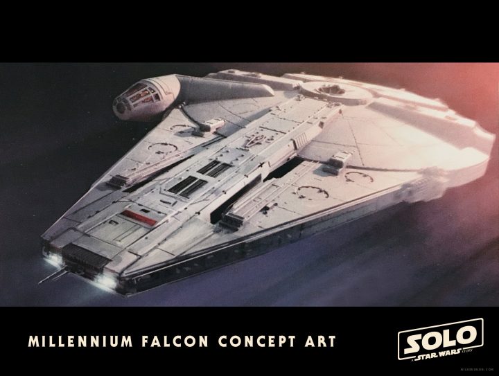 Millennium Falcon concept art