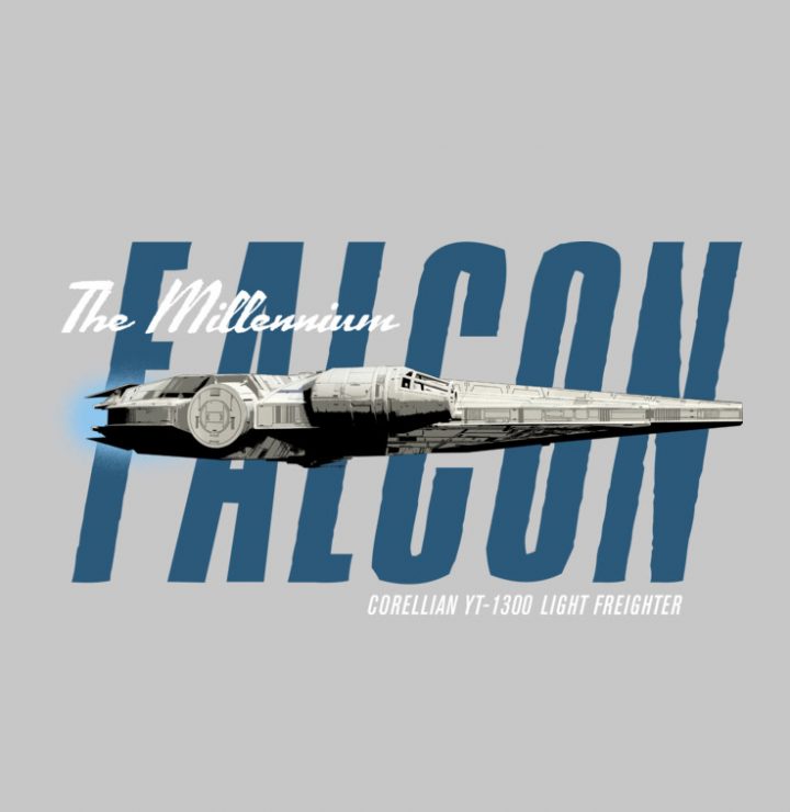 The Millennium Falcon Corellian YT1300 Light Freighter