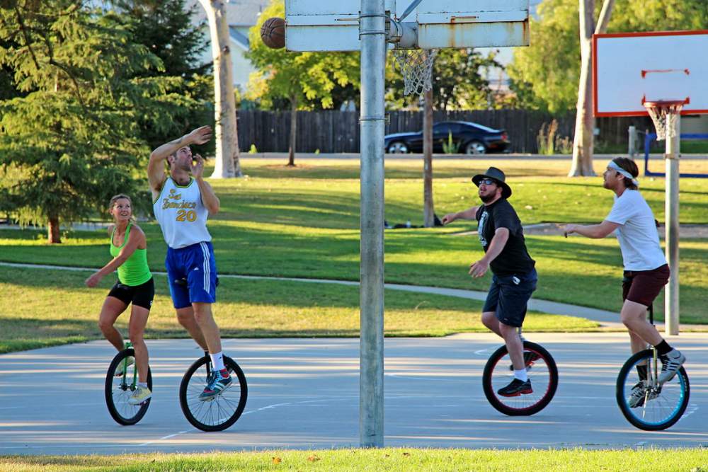unicycle sports ball MyConfinedSpace