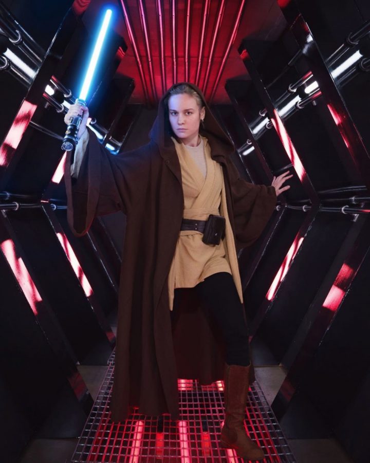 Brie as a Jedi