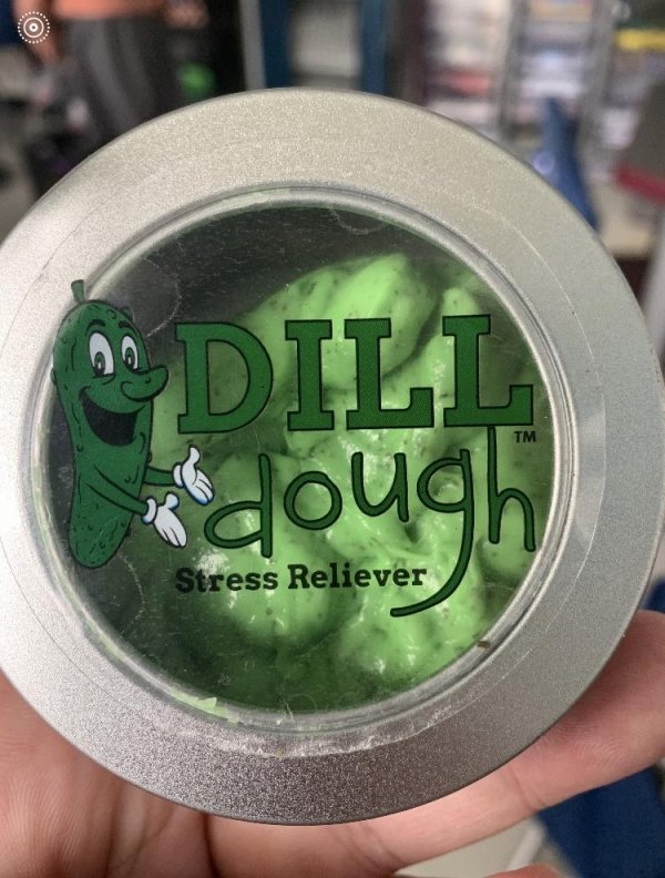 dill dough stress reliever MyConfinedSpace MyConfinedSpace