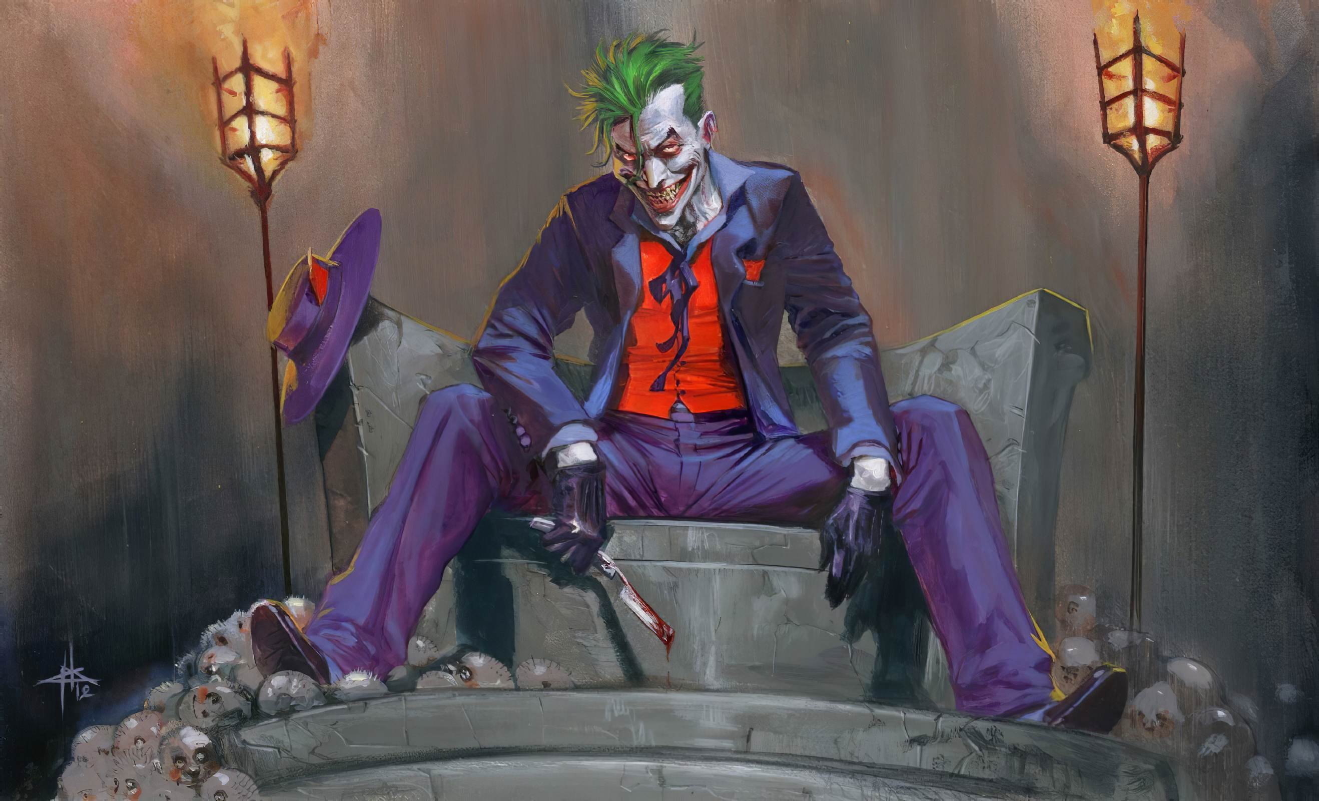 The joker has a knife MyConfinedSpace MyConfinedSpace