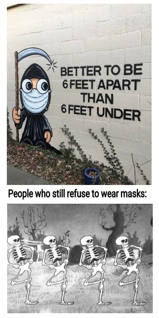 better to be 6 feet apart MyConfinedSpace