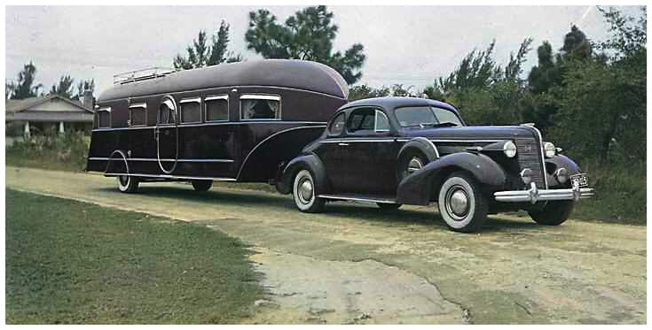 1937 buick special coupe with Tillitson Travel Coach
