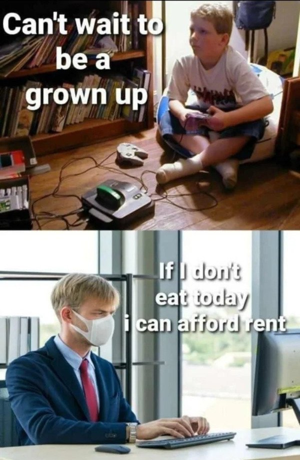 be a grown up