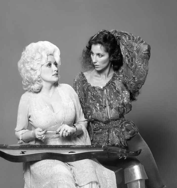 Dolly Parton and Cher 70’s