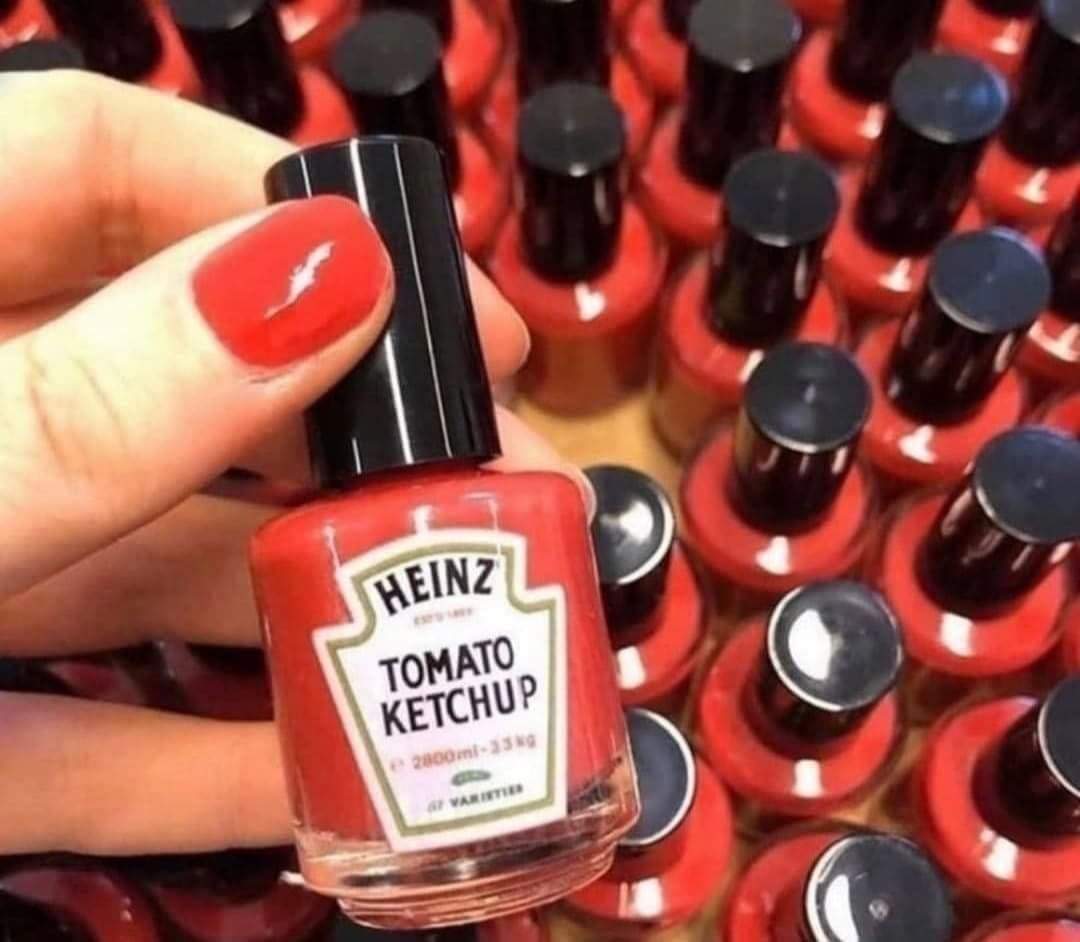 Heinz Tomato Ketchup Nail Polish « MyConfinedSpace