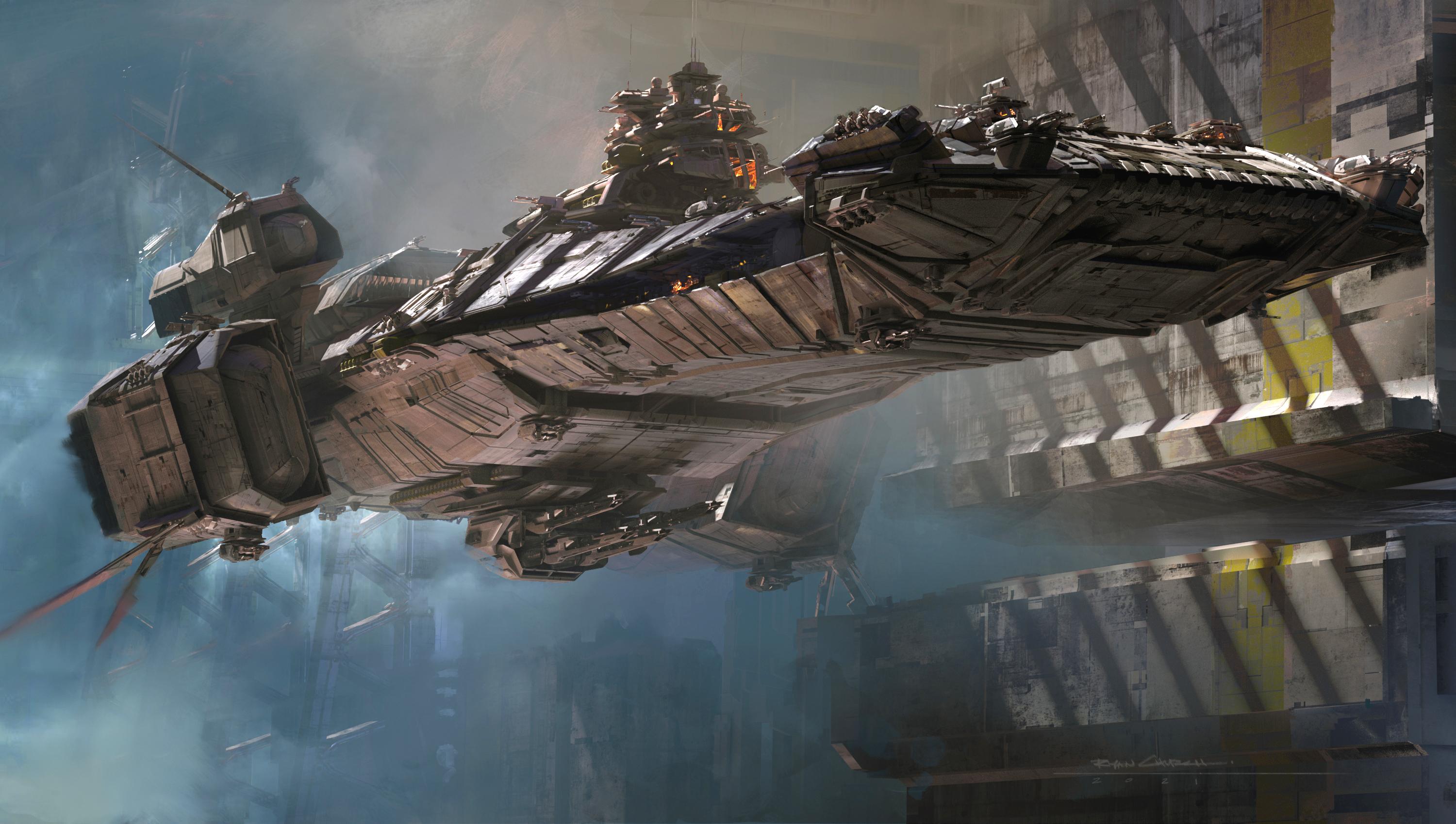 Bengal Carrier from Star Citizen by Ryan Church - MyConfinedSpace