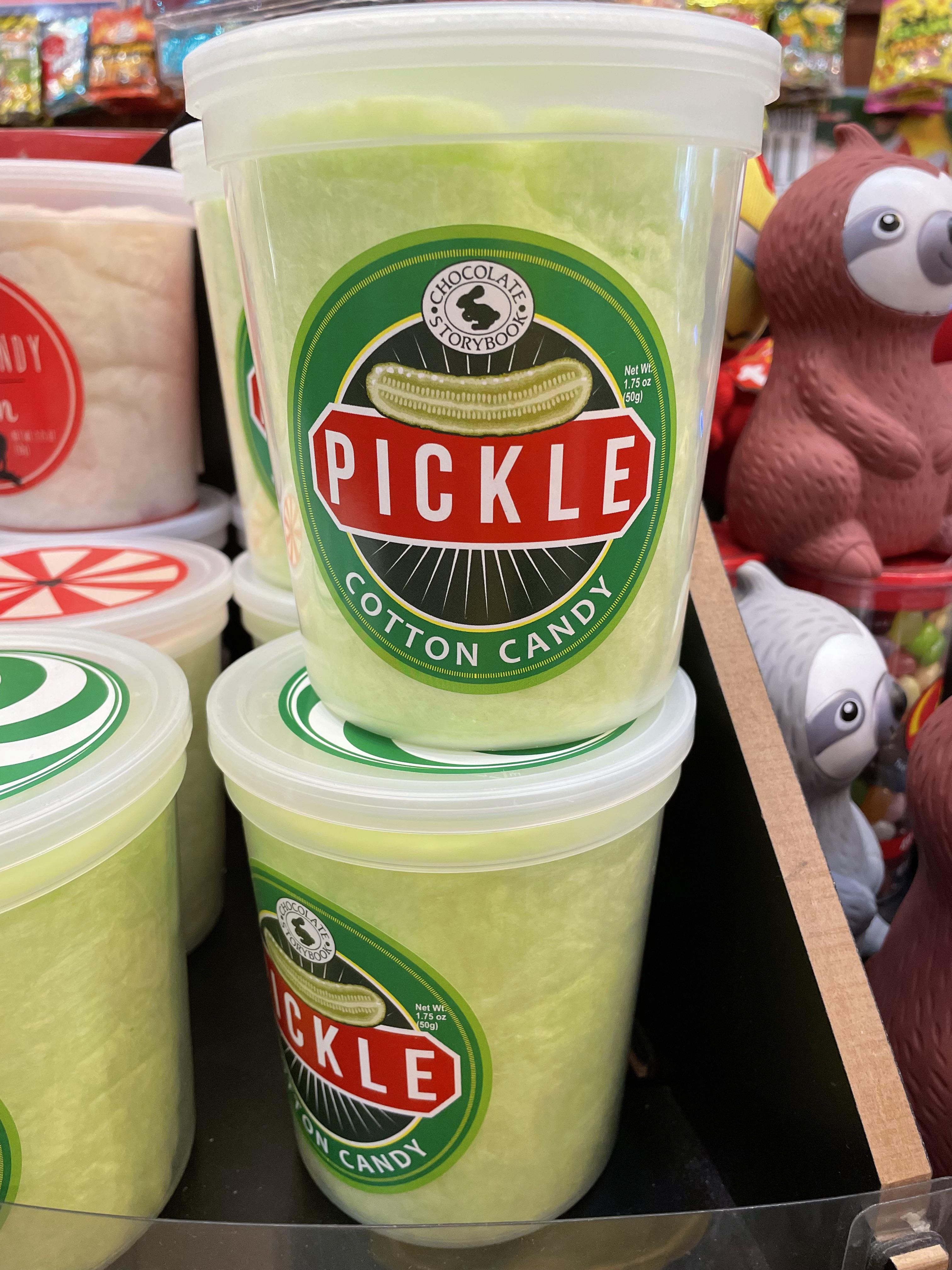pickle flavoured cotton candy