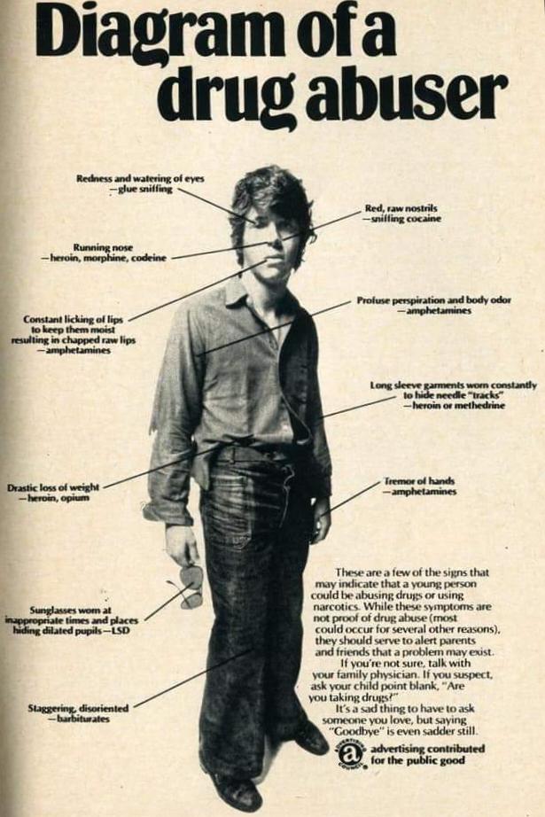 Diagram of a Drug Abuser (1972)