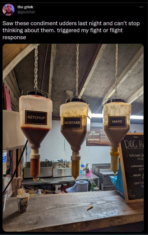 Condiment Dispensing Udders MyConfinedSpace