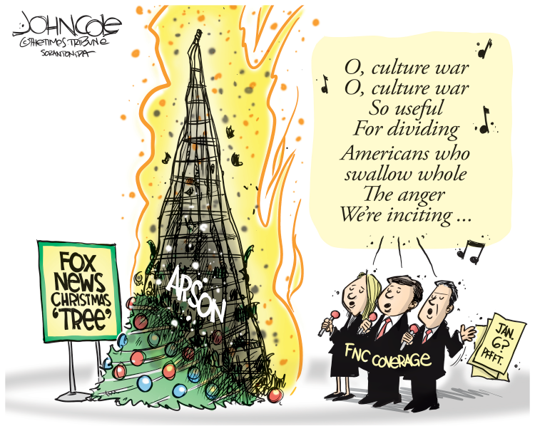 Fox News Christmas Tree Burning MyConfinedSpace