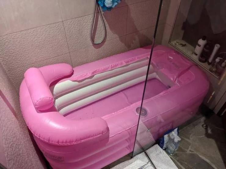 Inflatable Bathtub In Shower « MyConfinedSpace
