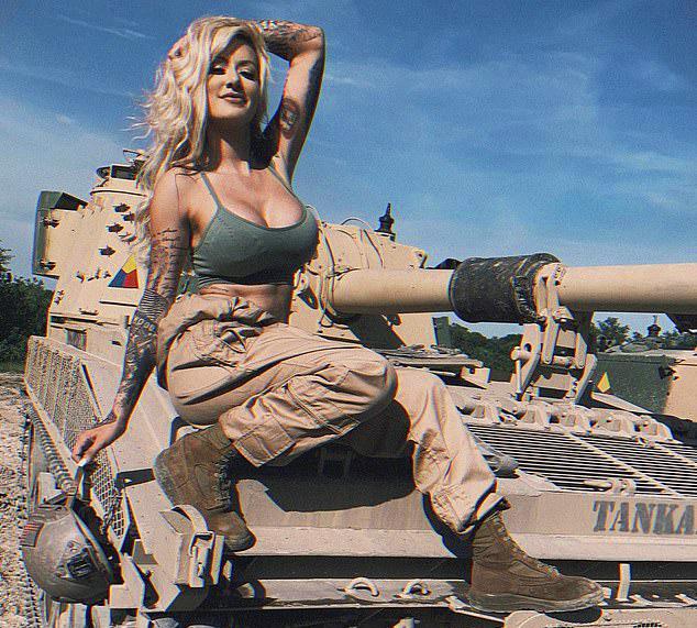 M109 Paladin and United States Marine Corps Veteran Combat Barbie