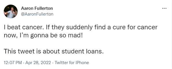The perfect metaphor for student loan forgiveness doesn’t exis…