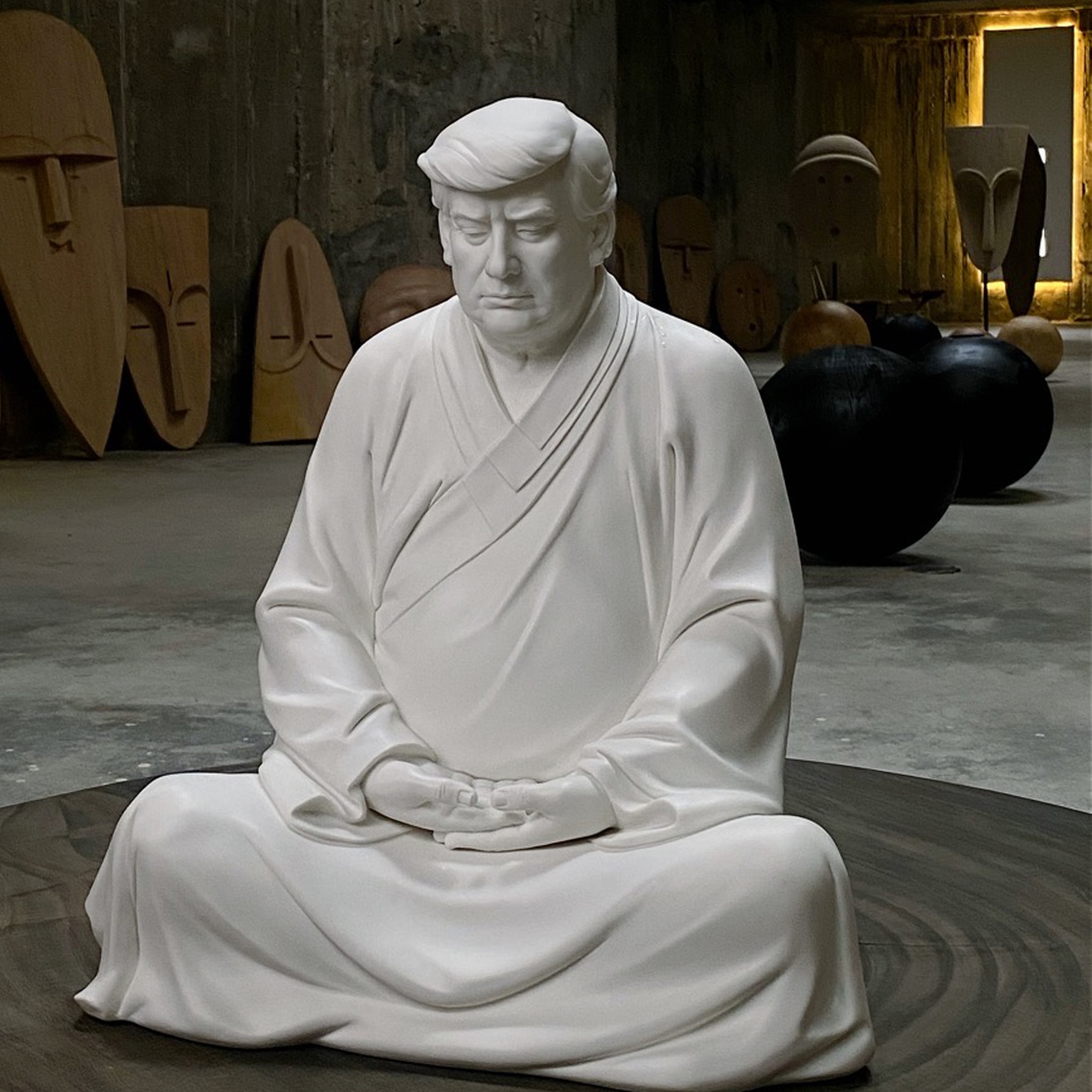 This Donald Trump buddha