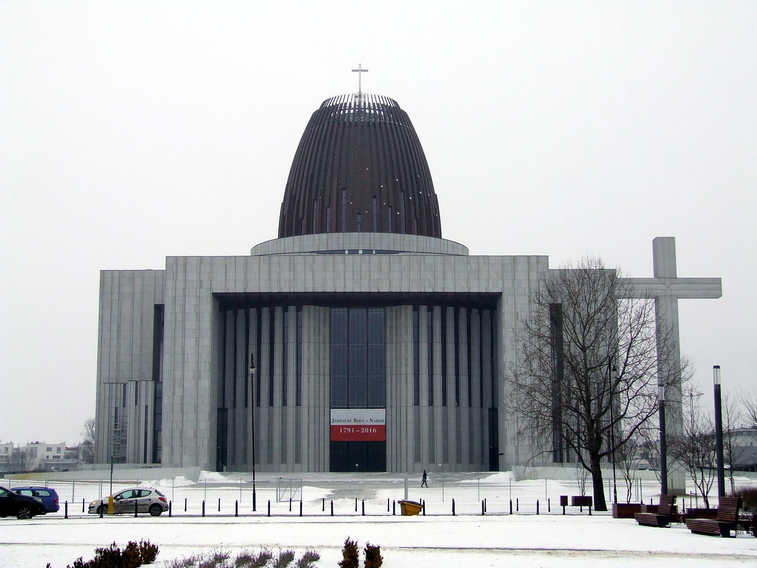 Temple of Divine Providence in Warsaw, Poland.