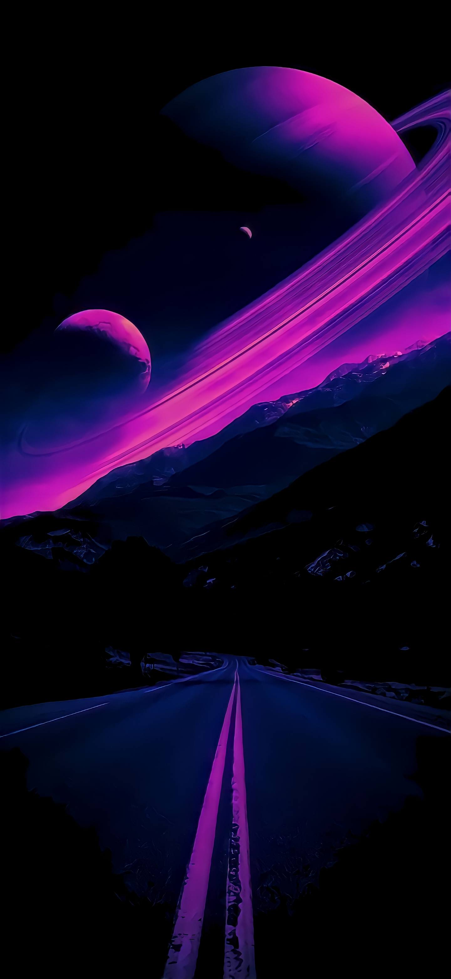 Dark Road to Saturn