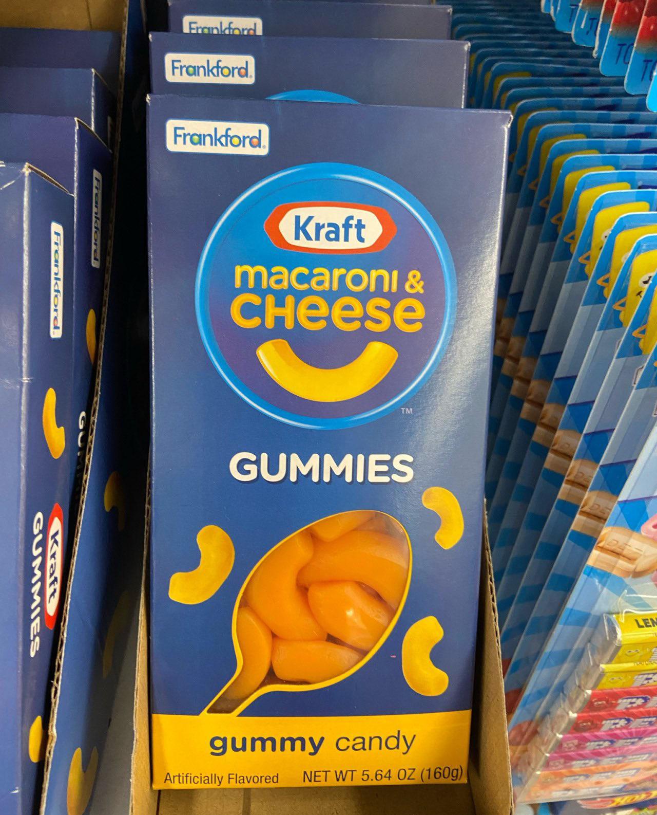 macaroni and cheese gummies MyConfinedSpace
