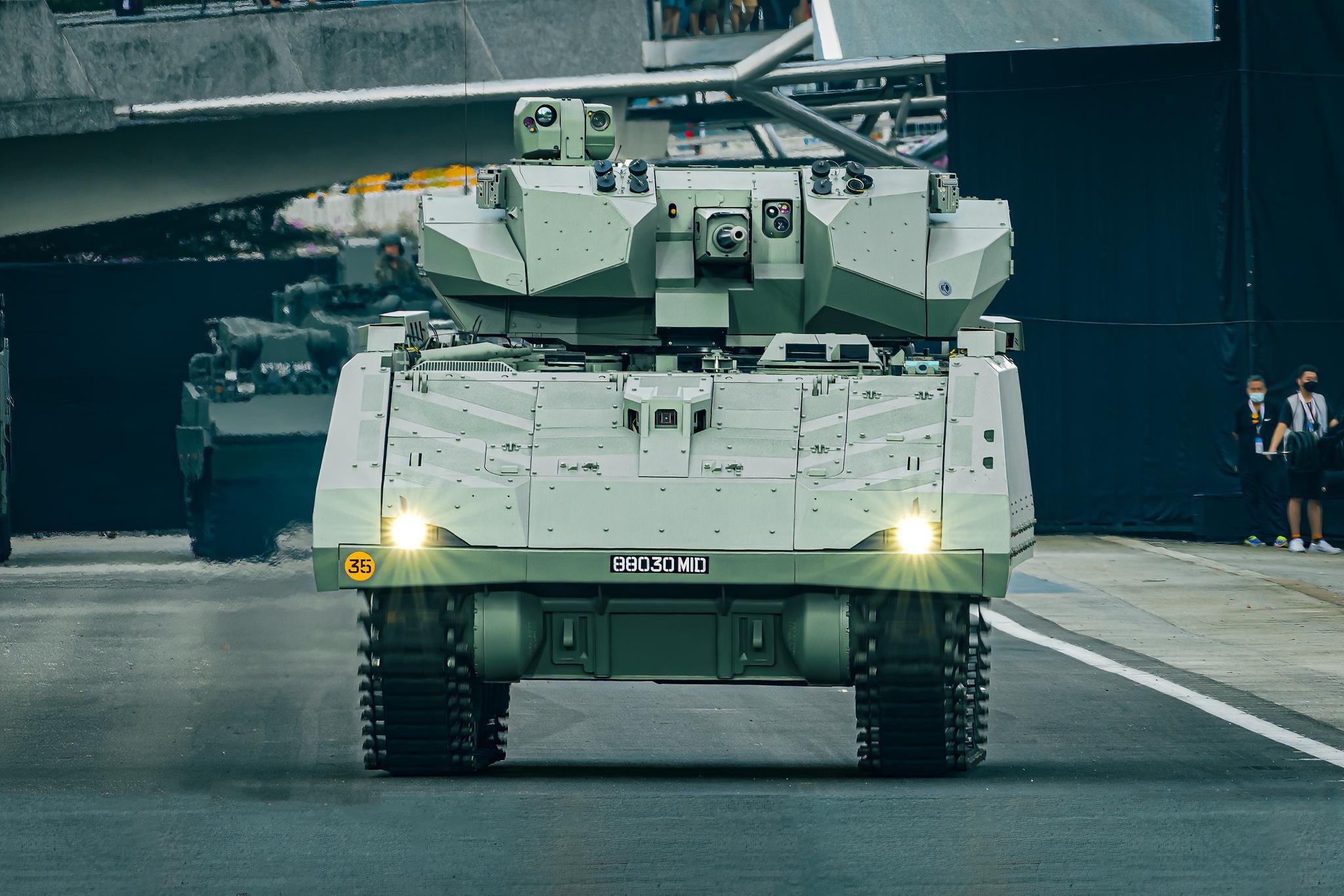 The Hunter AFV from the Singapore Army. MyConfinedSpace