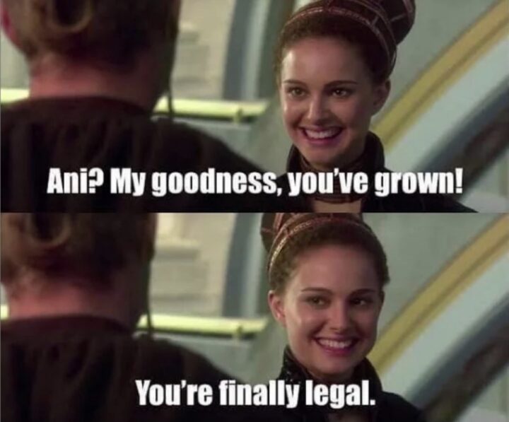Padme been waiting on Ani