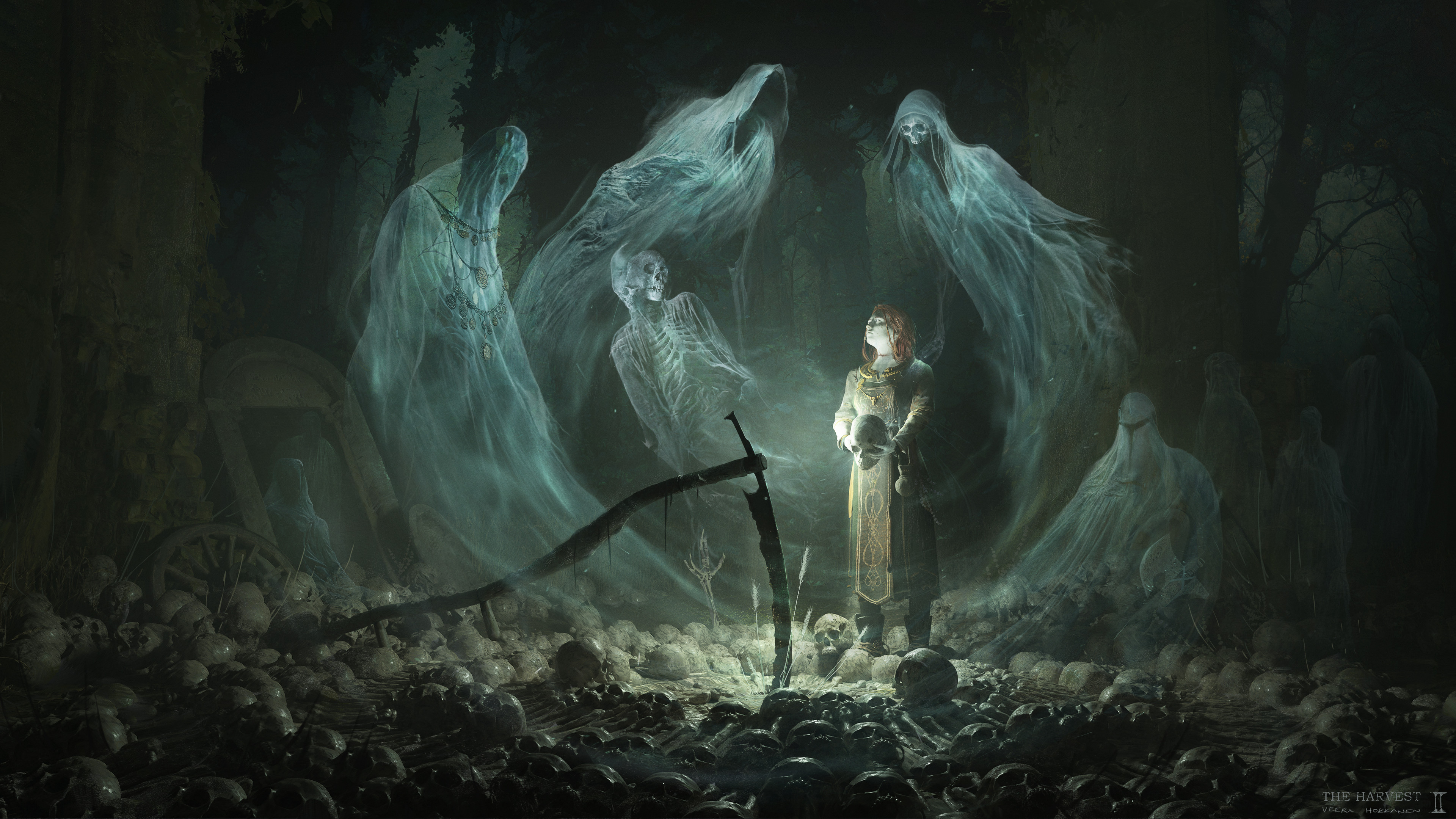 Ghost 4k Ultra HD Wallpaper by Veera Hokkanen - MyConfinedSpace