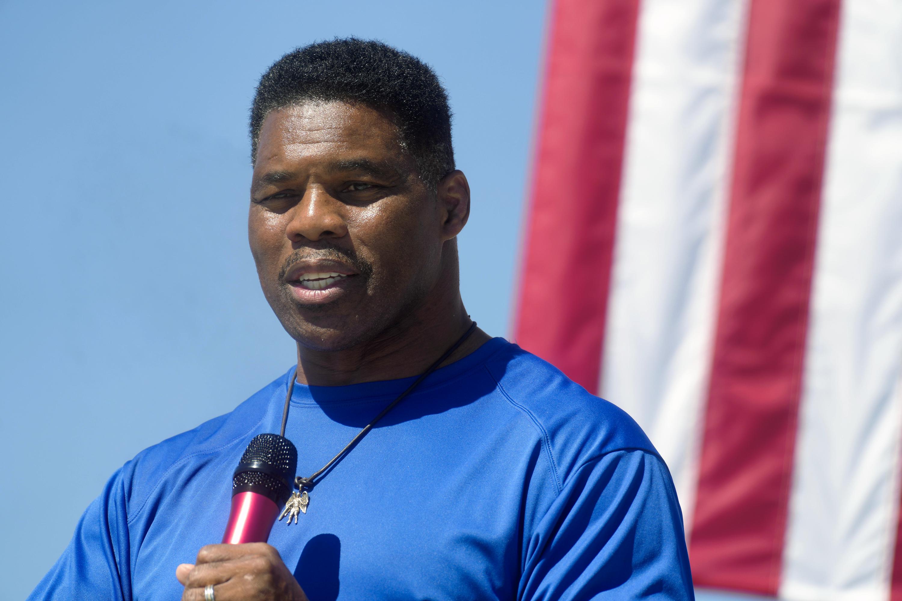 Herschel Walker centers pitch to Republicans on ‘wokeness