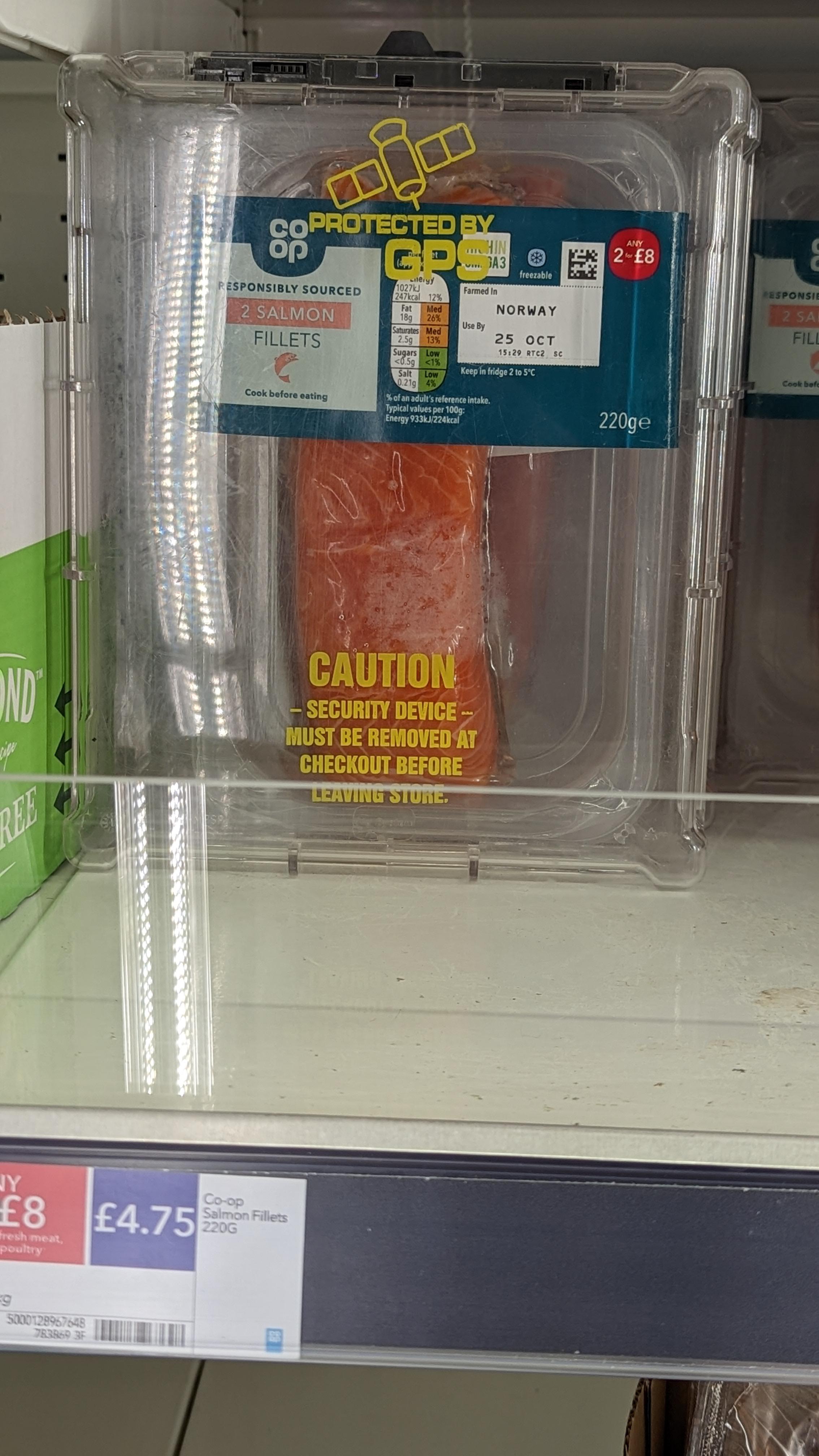 GPS tracked salmon MyConfinedSpace