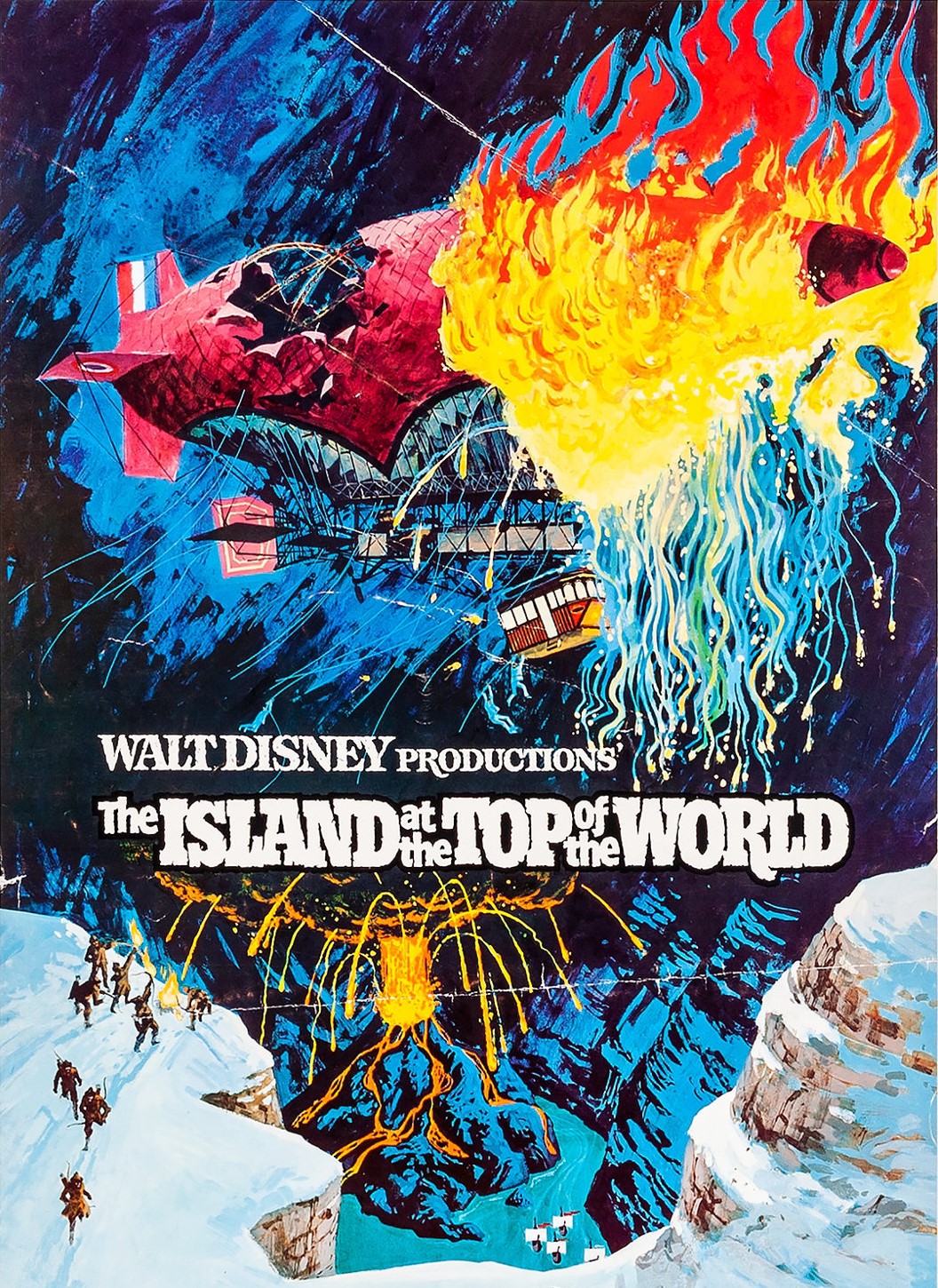 The Island at the Top of the World film poster (detail, 1974) by an
