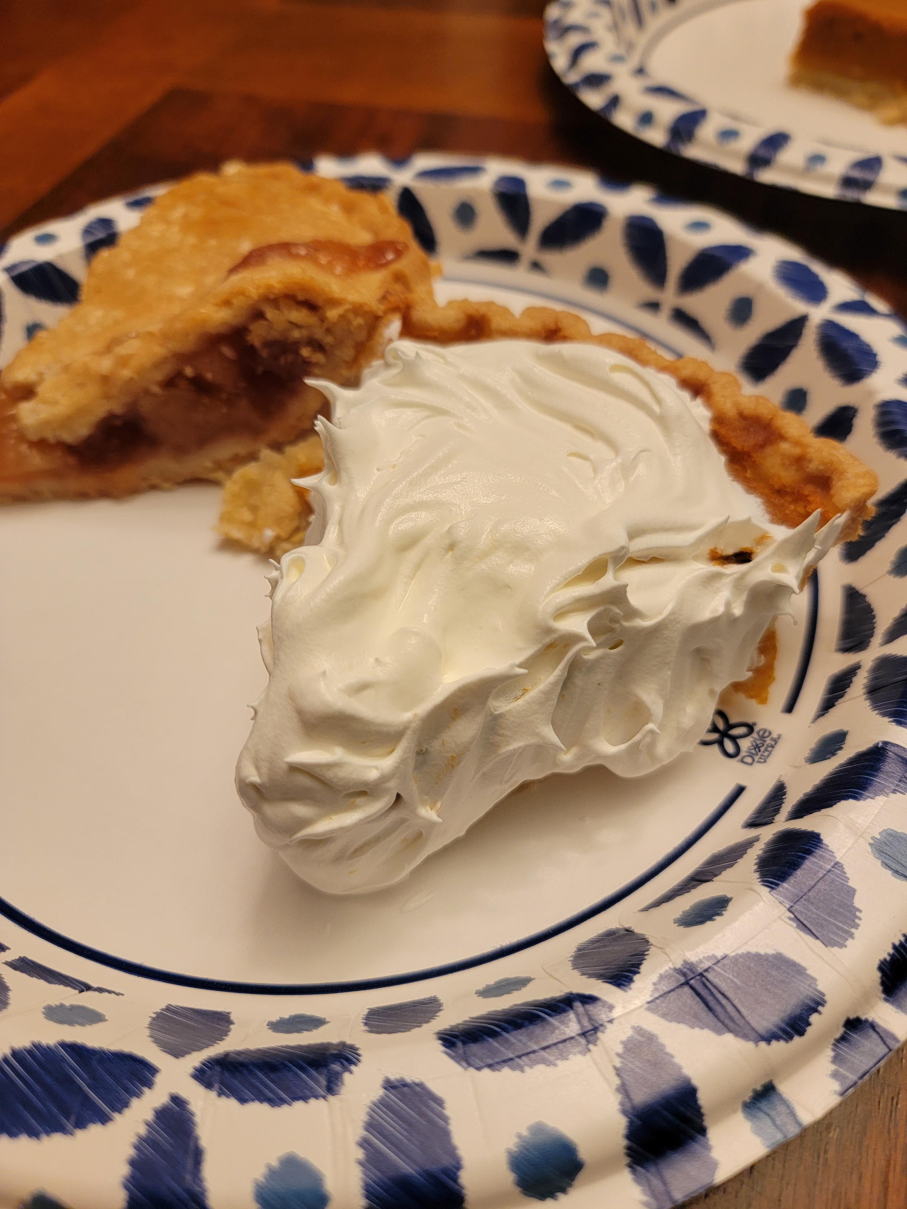 Is this the only acceptable way to eat pumpkin pie?