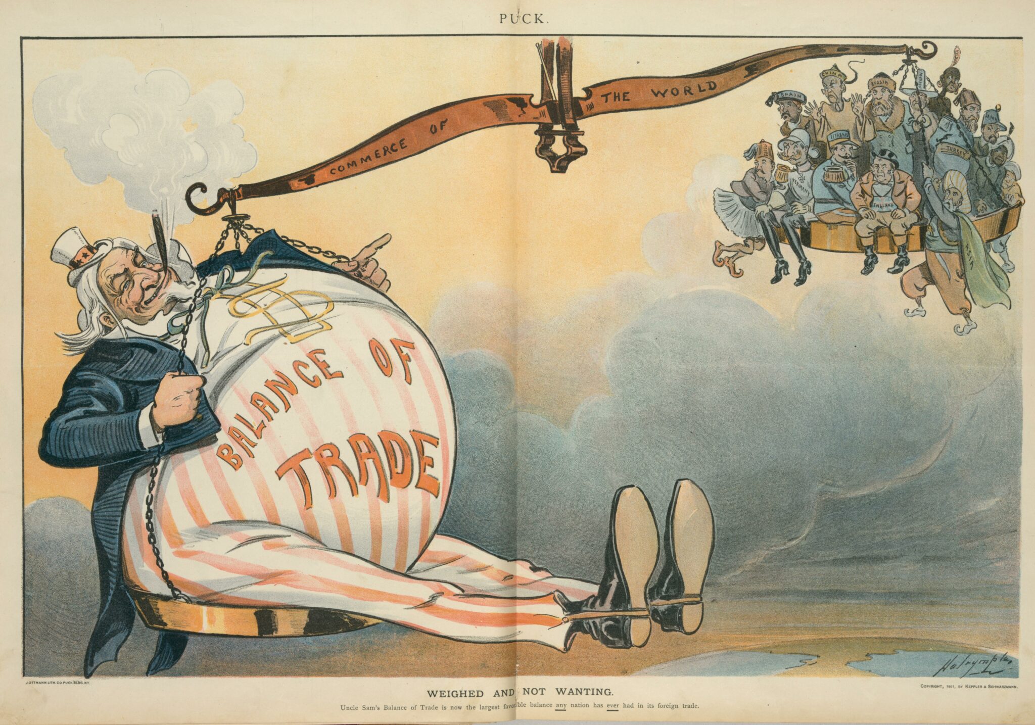 ”WEIGHED AND NOT WANTING – Uncle Sam’s Balance of Trade is now the ...