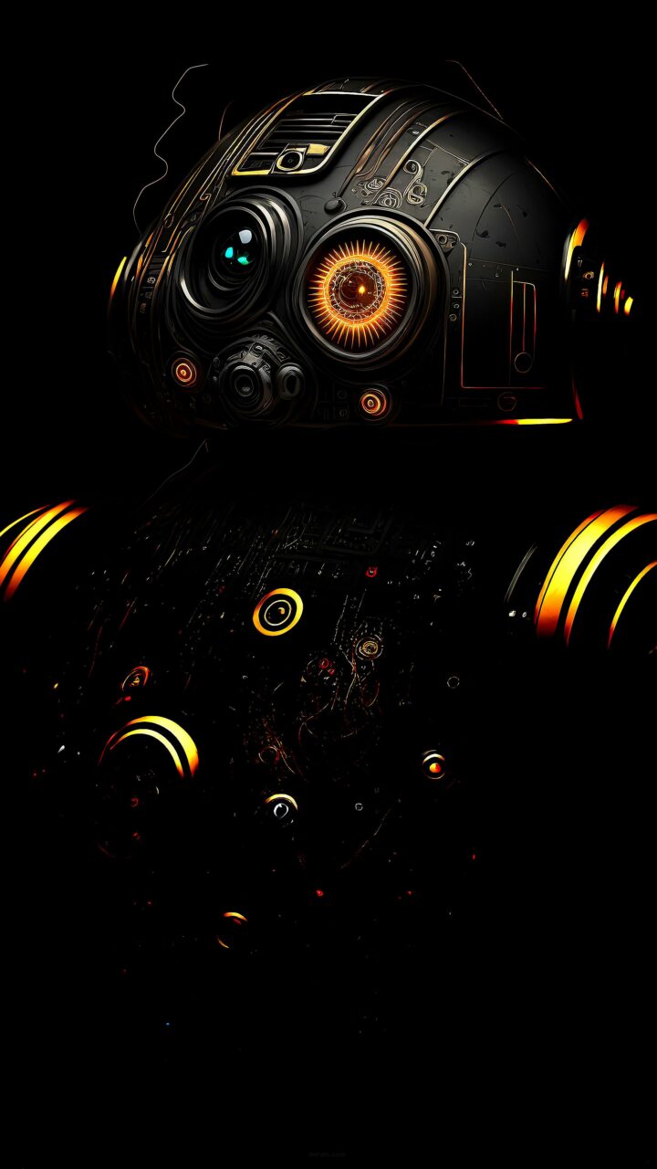 Ominous Android @4k [2160×3840] by a.i. - MyConfinedSpace