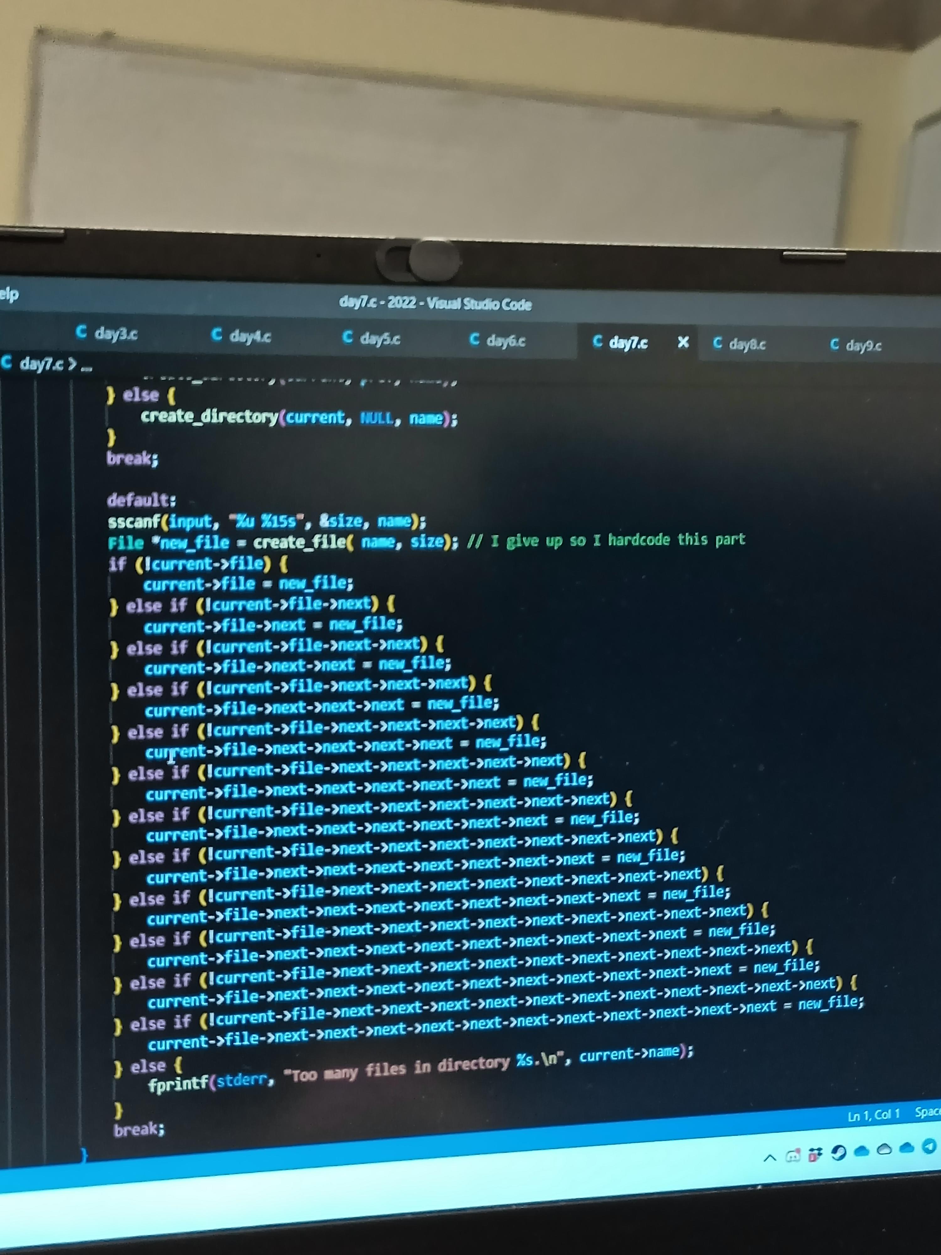 My friend’s code for an assignment - MyConfinedSpace