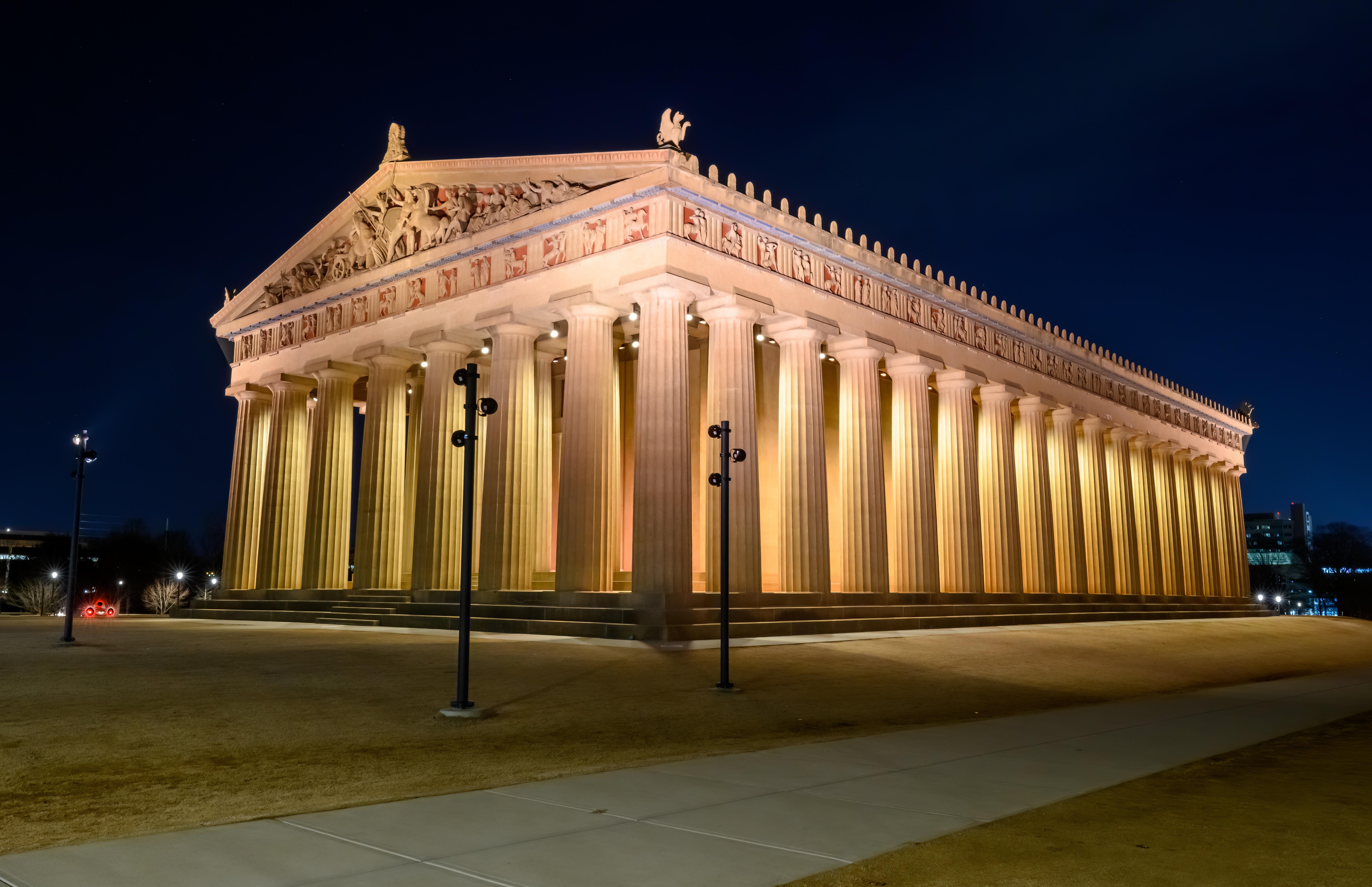 The Parthenon Nashville TN, A full scale replica built in 1897, as