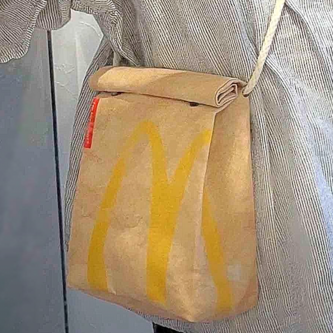 McDonalds paper bag reimagined to be a purse - MyConfinedSpace