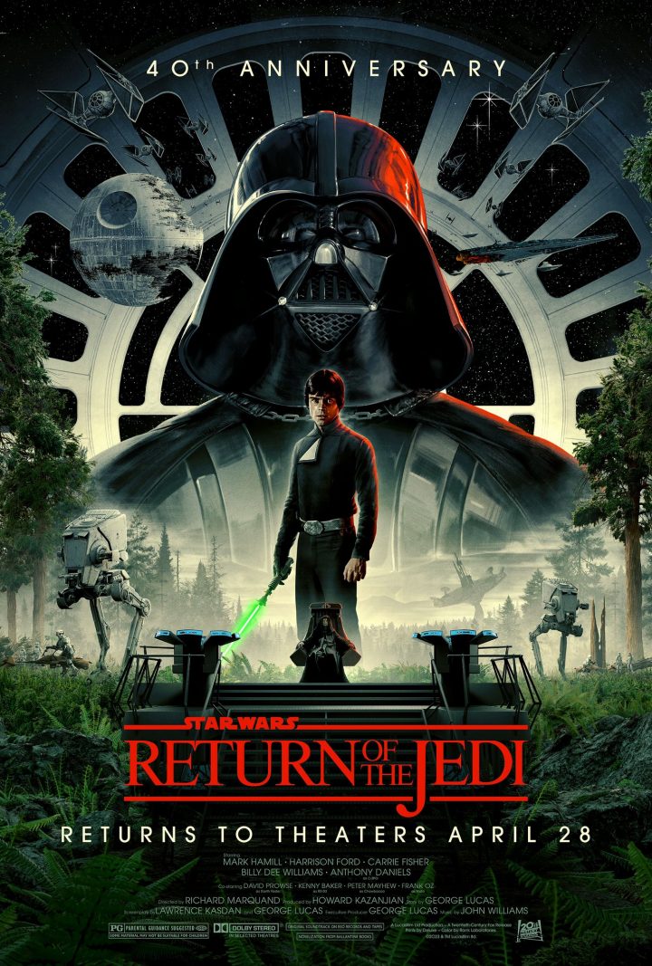 Official 40th Anniversary Poster for ‘Star Wars: Return of the Jedi’